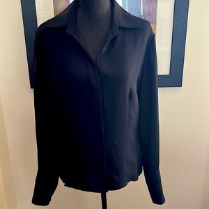 Paul Stuart black button down medium